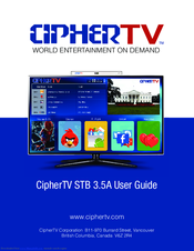 CipherTV STB 3.5A User Manual