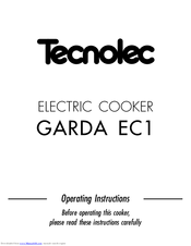 Tecnolec GARDA EC1 Operating Instructions Manual