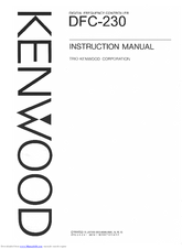 Kenwood DFC-230 Instruction Manual