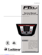 Lochinvar FTxl 500 Service Manual