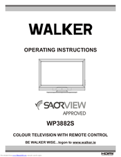 Walker SaorView WP3882S Operating Instructions Manual
