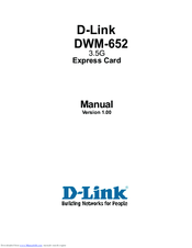 D-Link DWM-652 User Manual