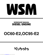 Kubota WSM OC60-E2 Workshop Manual