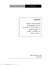 Aaeon NVR-CV Manual