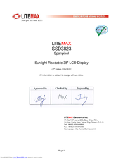 LITEMAX SSD3823 Spanpixel User Manual