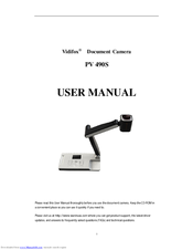 Vidifox PV 490S User Manual