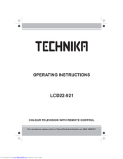 Technika LCD22-921 Operating Instructions Manual