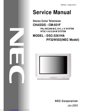 Nec DSC-3261HA Service Manual