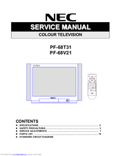 Nec PF-68T31 Service Manual
