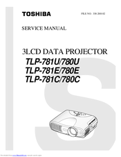 Toshiba TLP-780C Service Manual