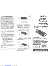 Cyberpower CPS1090 Quick Manual