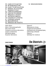 Dedietrich DHD7000X Manual To Installation