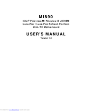 AMI MI890 User Manual