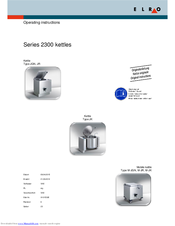 ELRO JGN Operating Instructions Manual