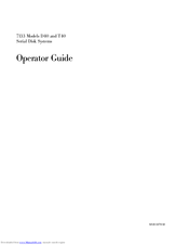 IBM 7133 T40 Operator's Manual