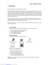 Costar Video Systems CDIH226V Quick Installation Manual