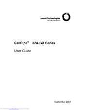 Lucent Technologies CellPipe 22A-GX User Manual