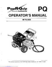 PowR-Quip PQ-2600 Operator's Manual