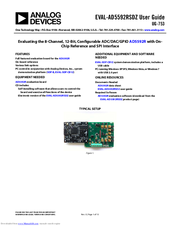 Analog Devices EVAL-AD5592RSDZ User Manual