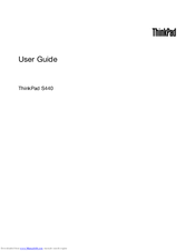 ThinkPad S440 User Manual