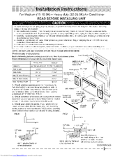 Kenmore 25376180411 Installation Instructions Manual