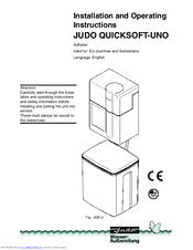 Judo QUICKSOFT-UNO Installation And Operating Instructions Manual