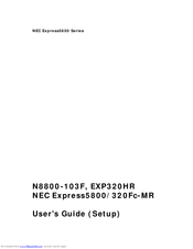 NEC N8800-103F User Manual