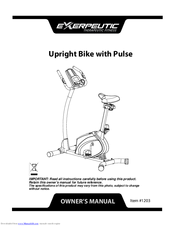 grand power exercise bike user manual