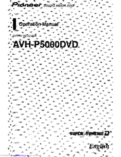 Pioneer Avh P5000dvd Operation Manual Pdf Download Manualslib