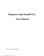 Penpower Technology mini ScanEYE? User Manual
