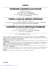 Ikea IGS350BW0 Use & Care Manual