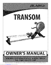 Bladez TRANSOM Owner's Manual