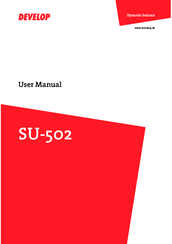 Develop SU-502 User Manual