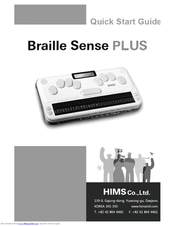 HIMS Co Braille Sense Plus Quick Start Manual