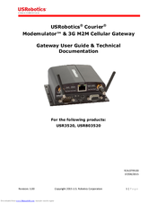 US Robotics Courier USR803510 User Manual