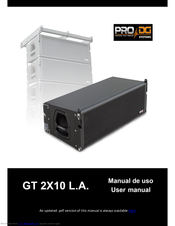 PRO DG GT 2X10 L.A. User Manual