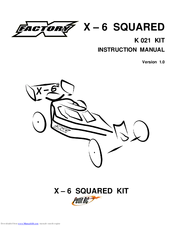 XFactory X - 6 SQUARED Instruction Manual