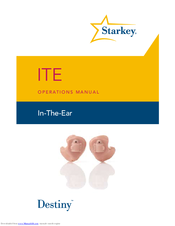 Starkey Destiny Operation Manual