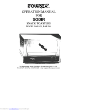 Equipex SODIR BAR206 Operation Manual