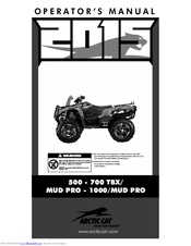 Arctic Cat 1000 Cruiser Operator's Manual