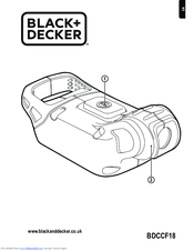 Black & Decker BDCCF18 User Manual