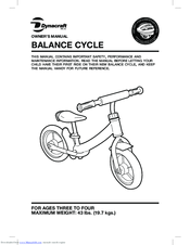 Dynacraft BALANCE CYCLE Owner's Manual