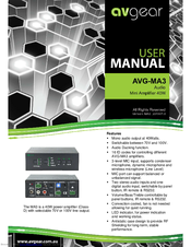 AVGear AVG-MA3 User Manual