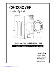 Laundrylux DAWS0 SERIES Installation Manual