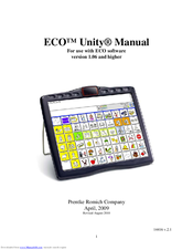 Prentke Romich Company ECO Unity Manual