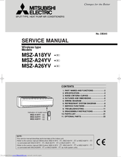 Mitsubishi Electric MSZ-A18YV Service Manual