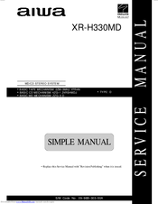 Aiwa XR-H330MD Service Manual
