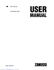 Zanussi ZDC37201W User Manual