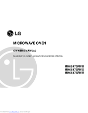 LG MH6647SRWB Owner's Manual