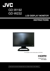 JVC GD-W232 Instructions Manual